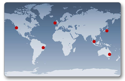 Streambox Live Global Server Map